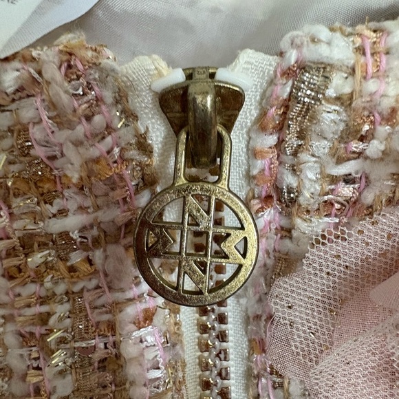 Pink Tweed Kids Nicole Miller Jacket - Picture 6 of 9